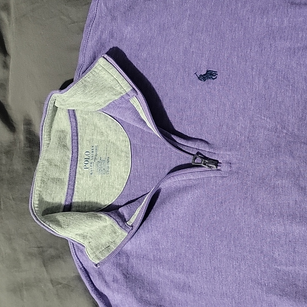 Men's polo zip up sweater